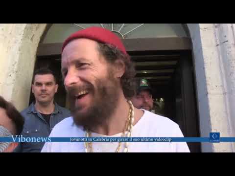 Jovanotti in Calabria per girare il suo ultimo videoclip