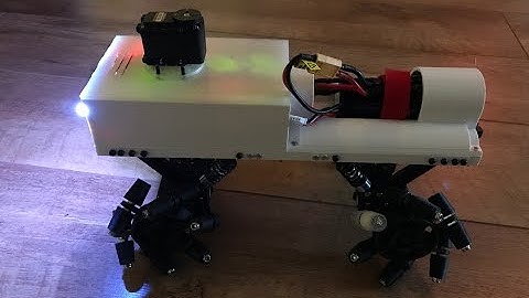 3D Printed Robot Car with Mecanum wheels