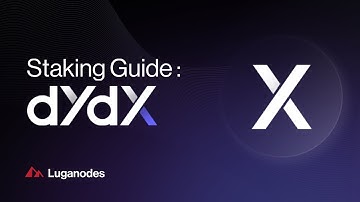 How to Stake $dYdX | dYdX Staking Tutorial