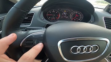 How to Navigate Through the Speedometer Display Audi Q3 I ( 2011 – 2018 ) Manage Speedometer