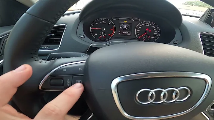 How to Navigate Through the Speedometer Display Audi Q3 I ( 2011 – 2018 ) Manage Speedometer