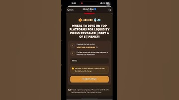 WHERE TO DIVE IN: TOP PLATFORMS FOR LIQUIDITY POOLS REVEALED | PART 4 OF 5 | MEMEFI CODE #memeficode