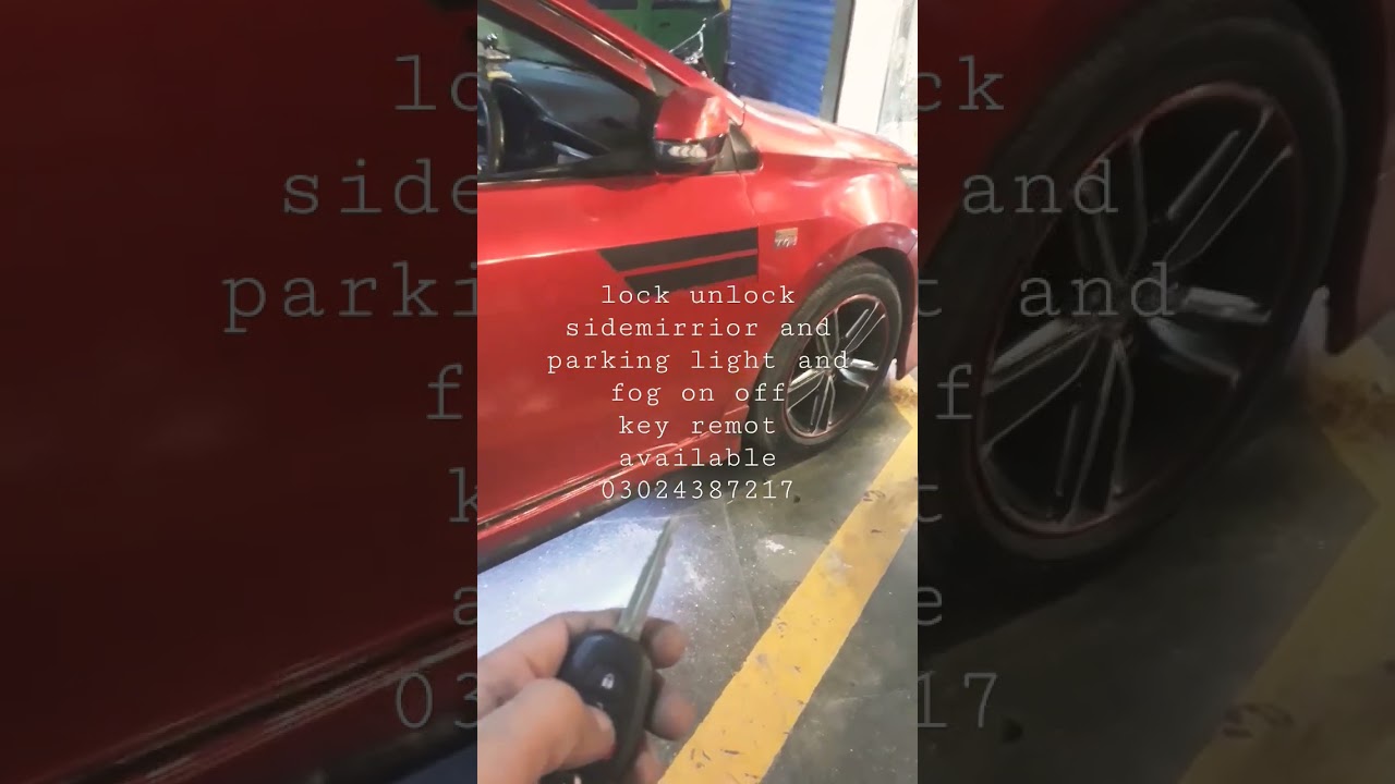 new kit parking lit+head lit in  your key lock unlock lit on off