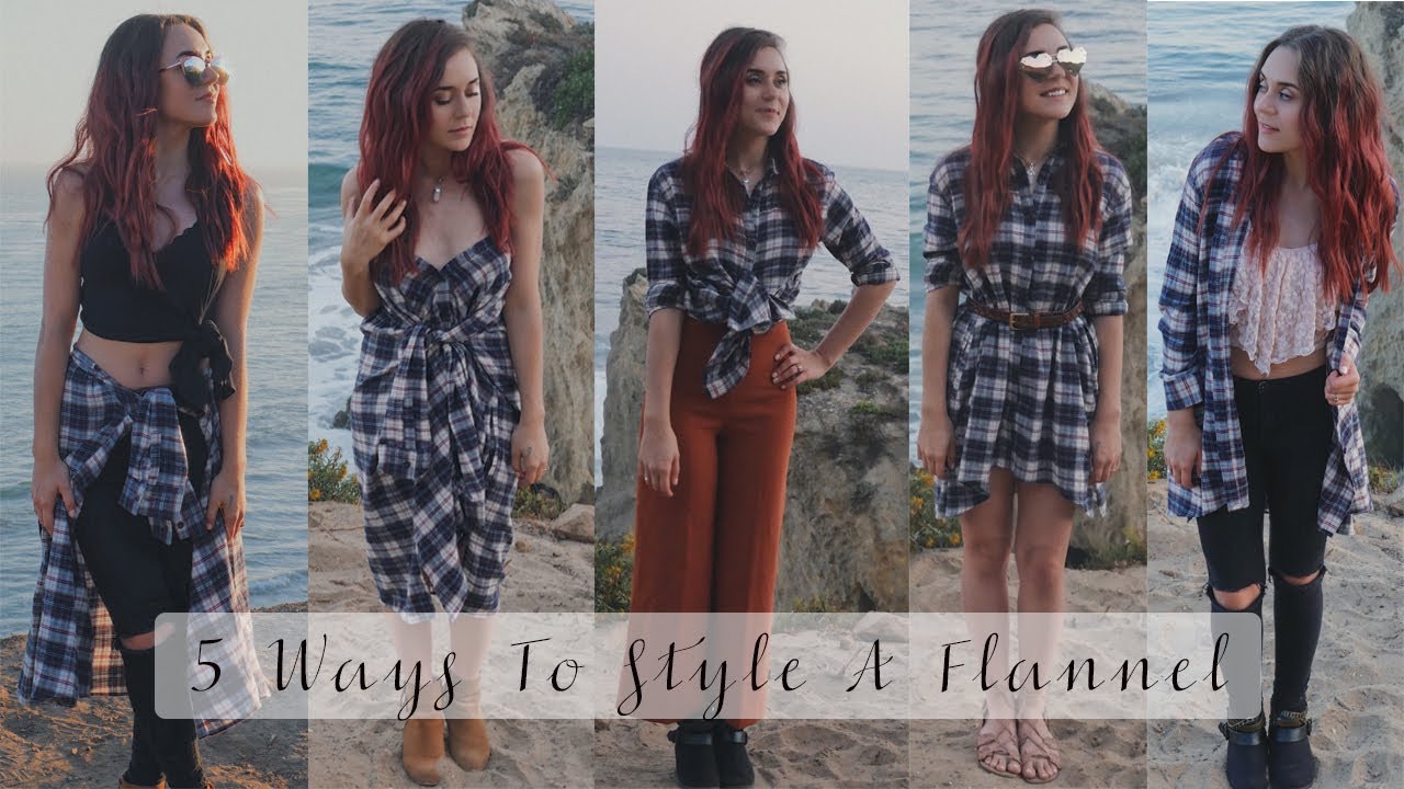 ways to wear a flannel