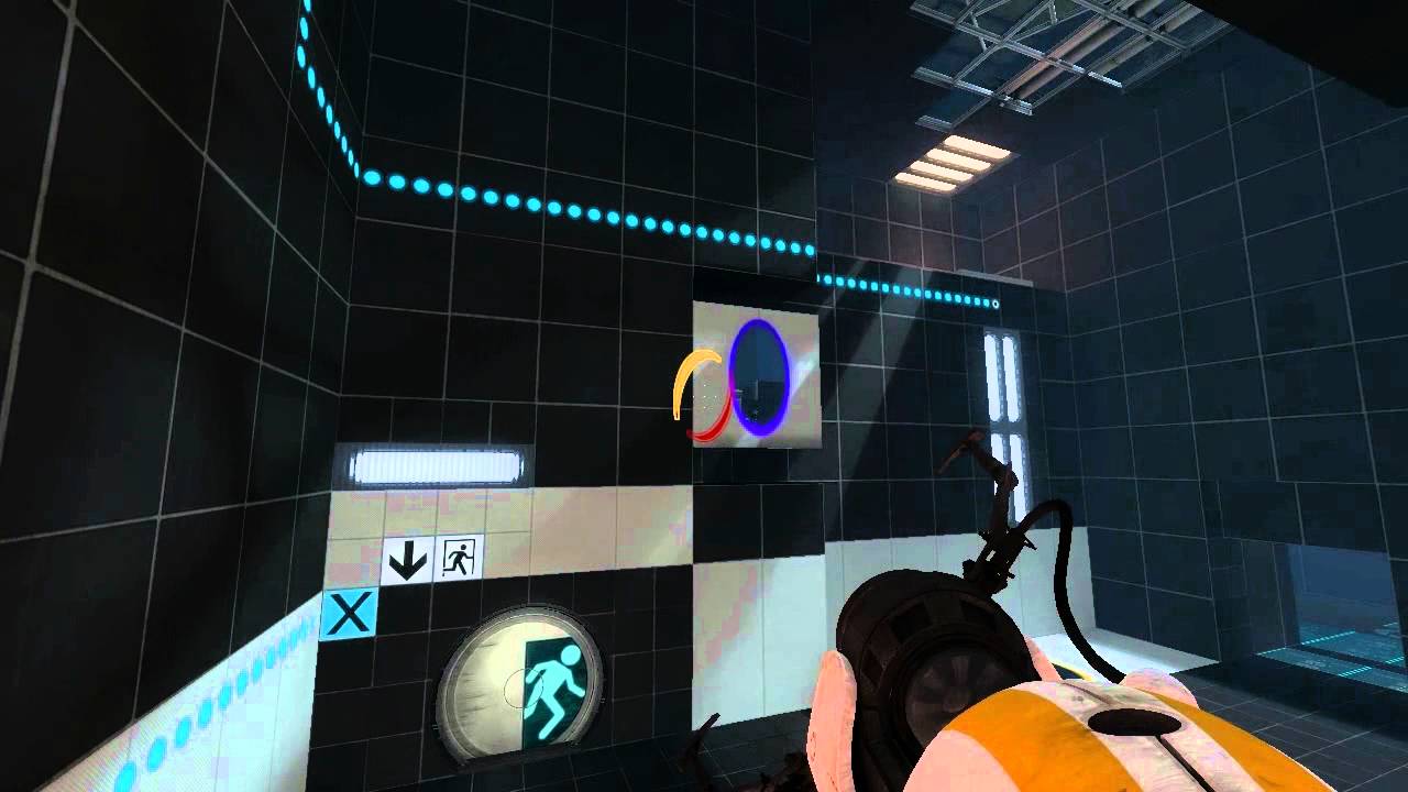 Portal 2 Co-Op chapter 2 level 1 - YouTube