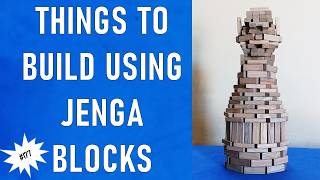 Things to Build using Jenga Blocks (Jenga Tutorial #177) #buildingblocks #jenga #woodenblocks