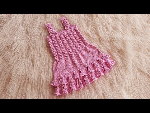 Burgulu Kız Bebek Elbise Yapımı / Baştan Sona Detaylı Anlatım / İki Parça Elbise Yapımı