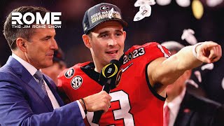 Georgia Obliterates TCU in the National Championship Game | The Jim Rome Show