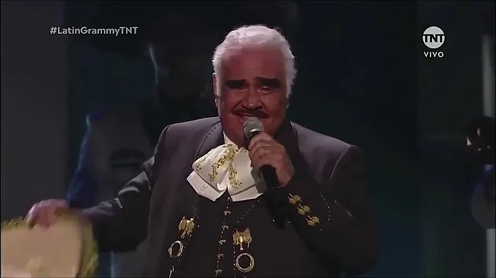 El gran Vicente Fernndez junto a su hijo Alejandro...