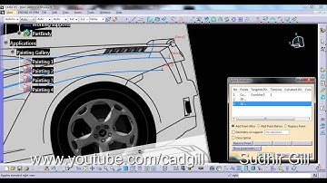 Video Tutorial on Modeling Lamborghini Gallardo in CATIA Part 08