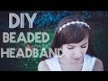 ОБОДОК ИЗ ПРОВОЛОКИ И БУСИН / BEADED HEADBAND