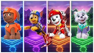 Paw Patrol Ryder and the Dogs 🐕 at Tiles Hop EDM rush X coffin dance songs