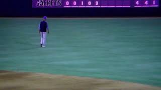 Myrtle Beach pitching coach ejected after home run by Augusta's Zebrowski