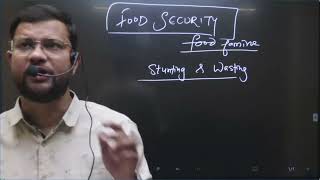 Optional Lecture Live Geography Class By Akshay Sir Food &amp; nutrition problems; Food security; famine