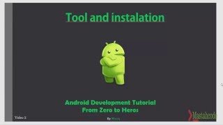 Belajar android from Zero: Tool required and instalation