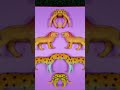 Fun &amp; Satisfying Animal Figure Anomaly! 🦒🦁 #shorts #animals #trending