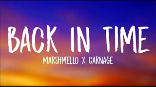 Watch Marshmello  Carnage Back In Time video