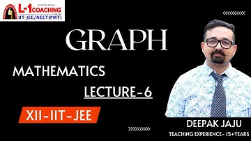 Graph | Lecture-6| Class-12 | IIT-JEE | Deepak Jaju Sir