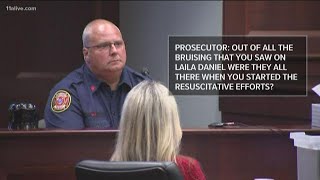First responders who tried saving 2-year-old Laila Daniel testify in court