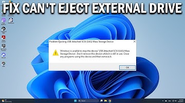 How To Fix Can’t Eject External Hard Drive Drive or USB on Windows 11 or 10 - Easy Fix