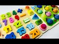 Best learn shapes numbers  counting 1 to 20  preschool toddler learning toy