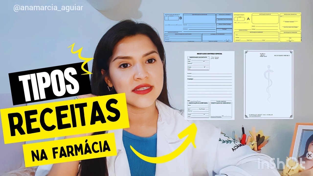 Tipos de Receitas na farmácia e drogaria
