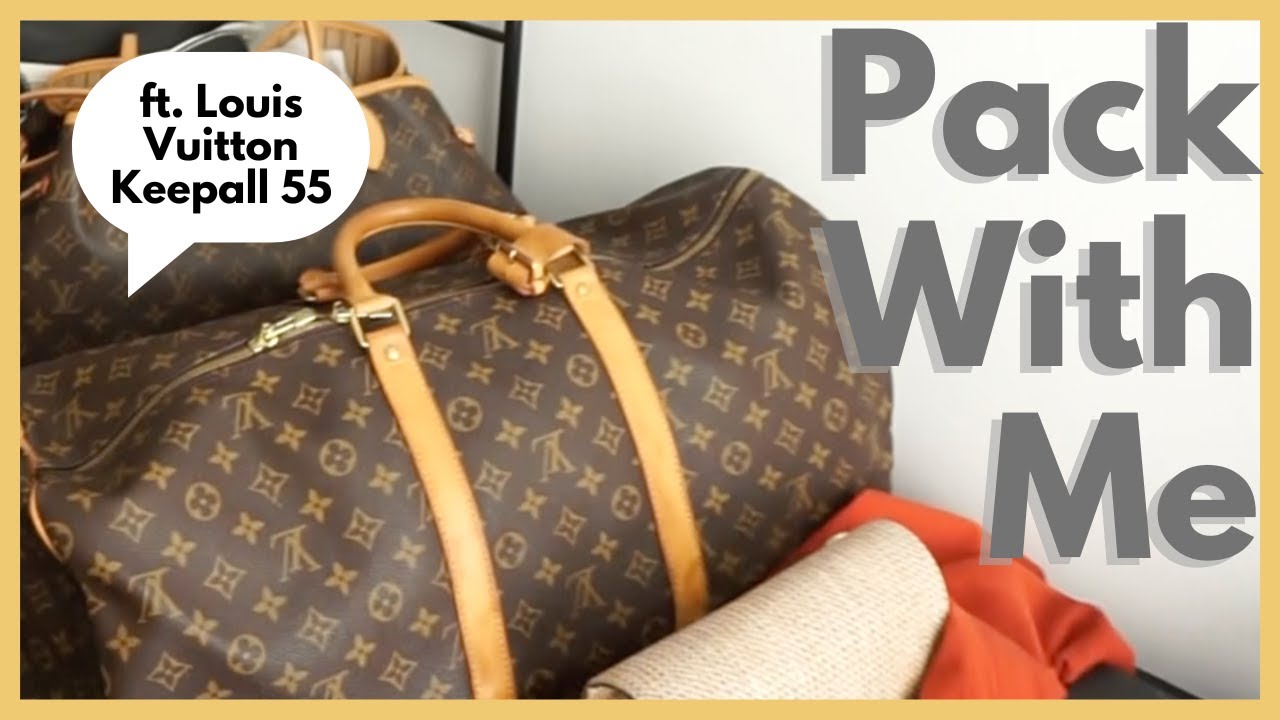 HOW TO PACK LIKE A PRO  TRAVEL IN STYLE! (LOUIS VUITTON KEEPALL) 
