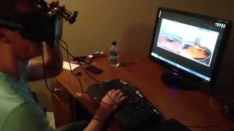 Oculus Rift with 2x Webcams - First Test - Part 1