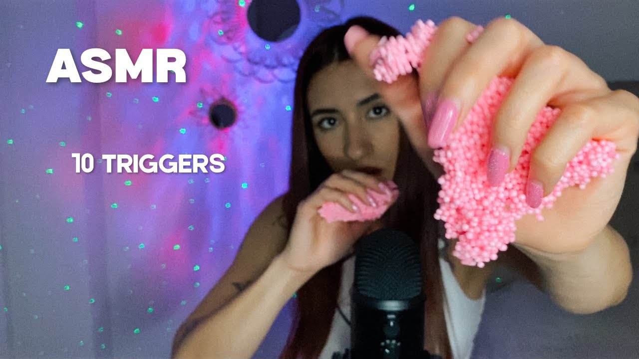 ASMR español - 10 TRIGGERS cosquillosos | Flor ASMR