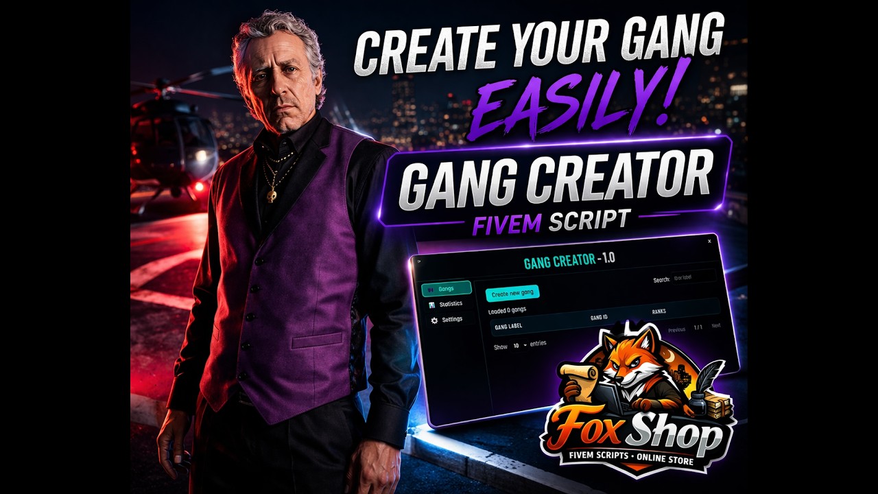 Gang Creator Script | Full Gang System (FiveM) - YouTube