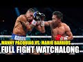 Manny Pacquiao vs. Mario Barrios • FULL FIGHT WATCHALONG &amp; LIVE COMMENTARY