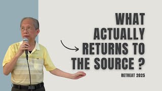 What actually returns to the source