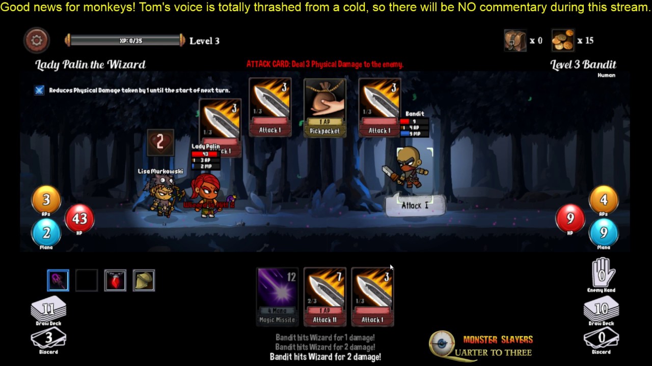 Monster Slayers, March 24, 2017 stream games people play