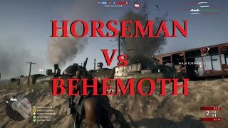 Horseman Vs Armoured Train Behemoth?! (Epic Battle) [Battlefield 1 Xbox One]