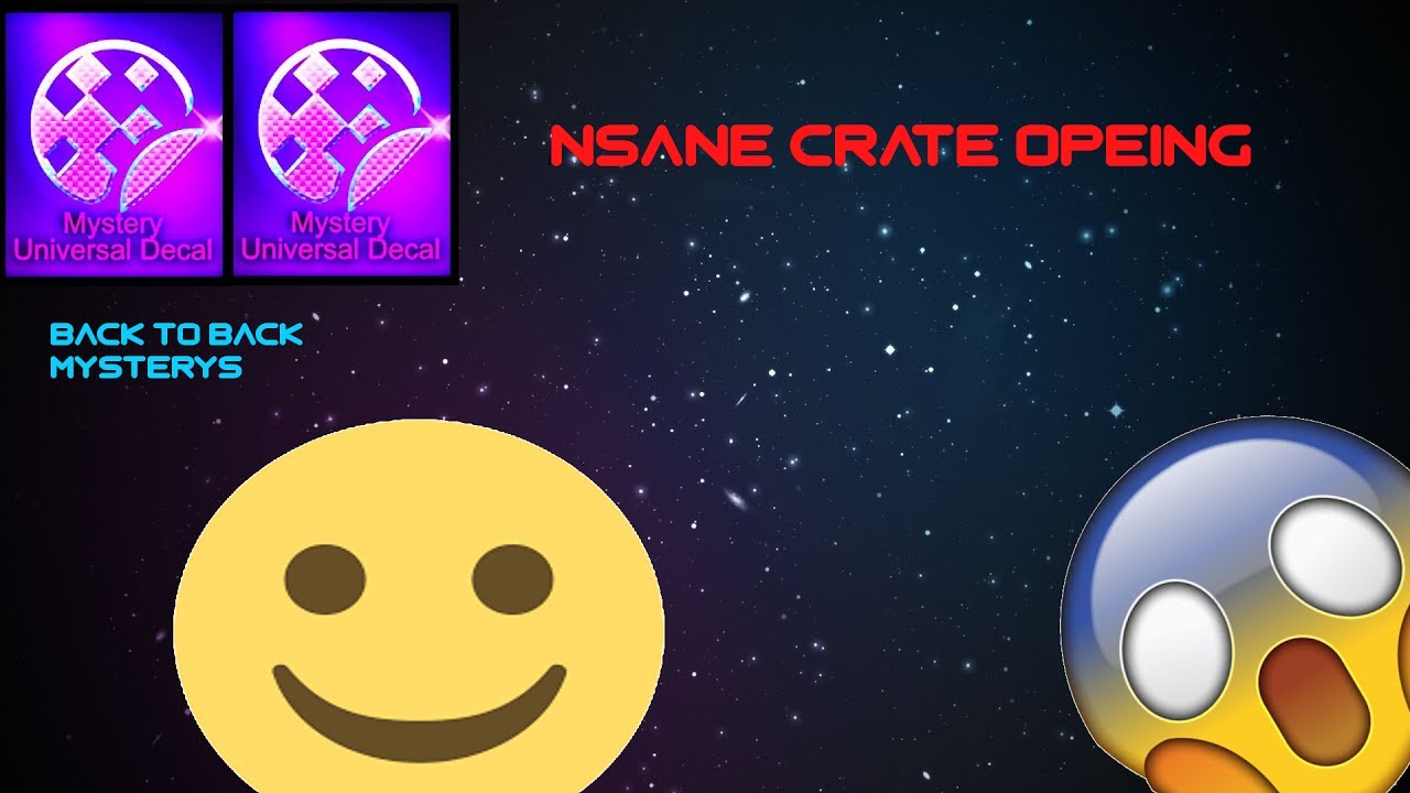 INSANE CRATES OPENING | BACK TO BACK MYSTERY DECALS