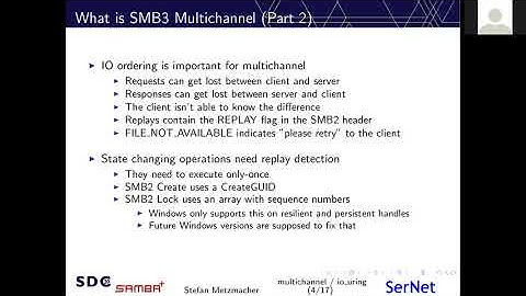 SDC2020: Samba Multi-Channel/io_uring Status Update