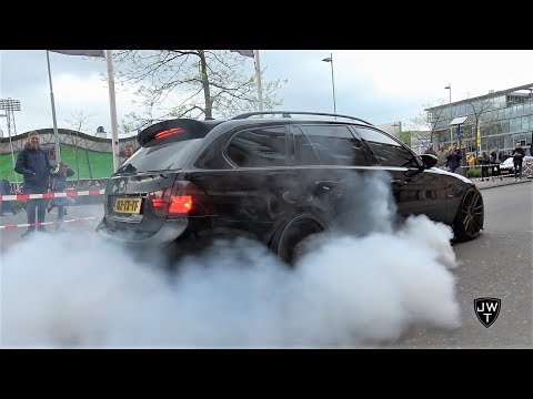 INSANE 900HP BMW 335i (E91)! - BURNOUTS & LOUD AKRAPOVIC EXHAUST SOUNDS!