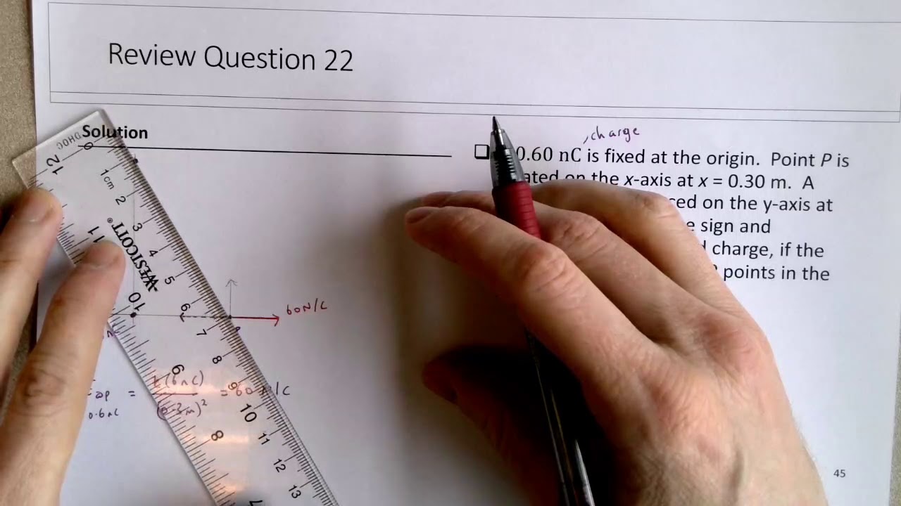 Electric Fields and Vector Superposition - YouTube