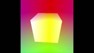 Path Tracer in x86 Assembly: cool rainbow cube