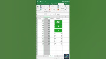 How to insert Delete Row and column in Excel #shorts