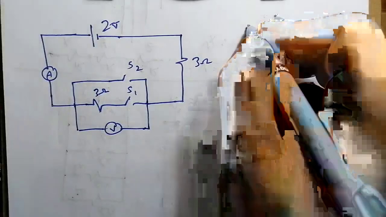 مسائل قراءة الأميتر والفولتميتر وفتح وغلق المفاتيح | فيزياء الصف الثالث الثانوي