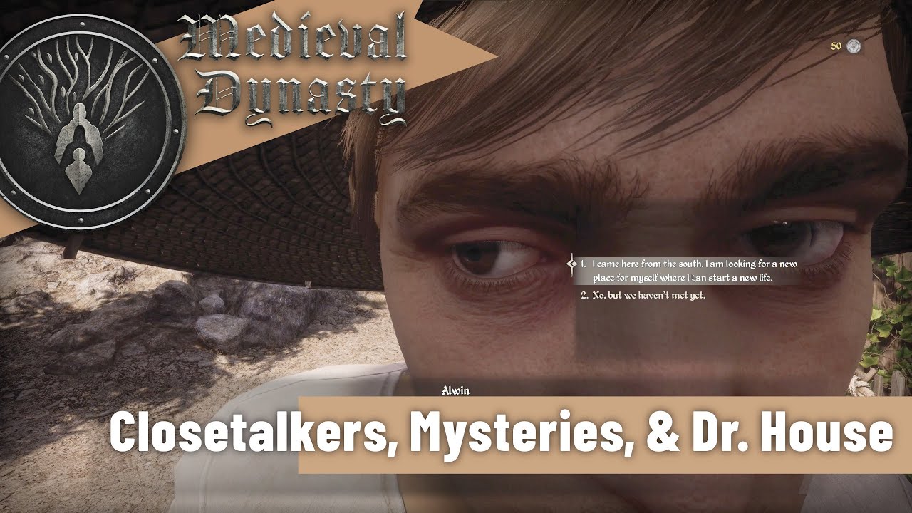 MEDIEVAL DYNASTY | Closetalkers, Murder Mysteries... and Dr. House?! (Valley) | LET'S BUILD Ep 03
