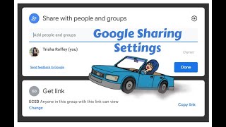 Google Drive Sharing Settings