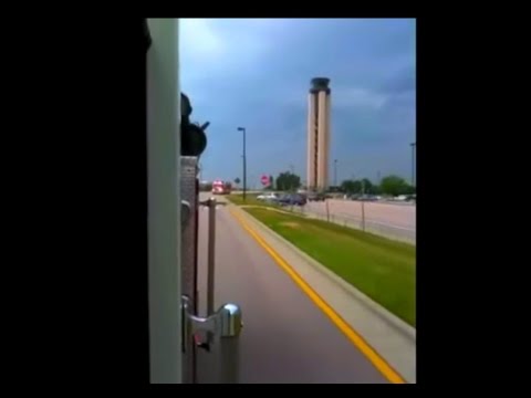 Engine 1 & Rescue 5 Responding to a Working Fire from RDU Airport