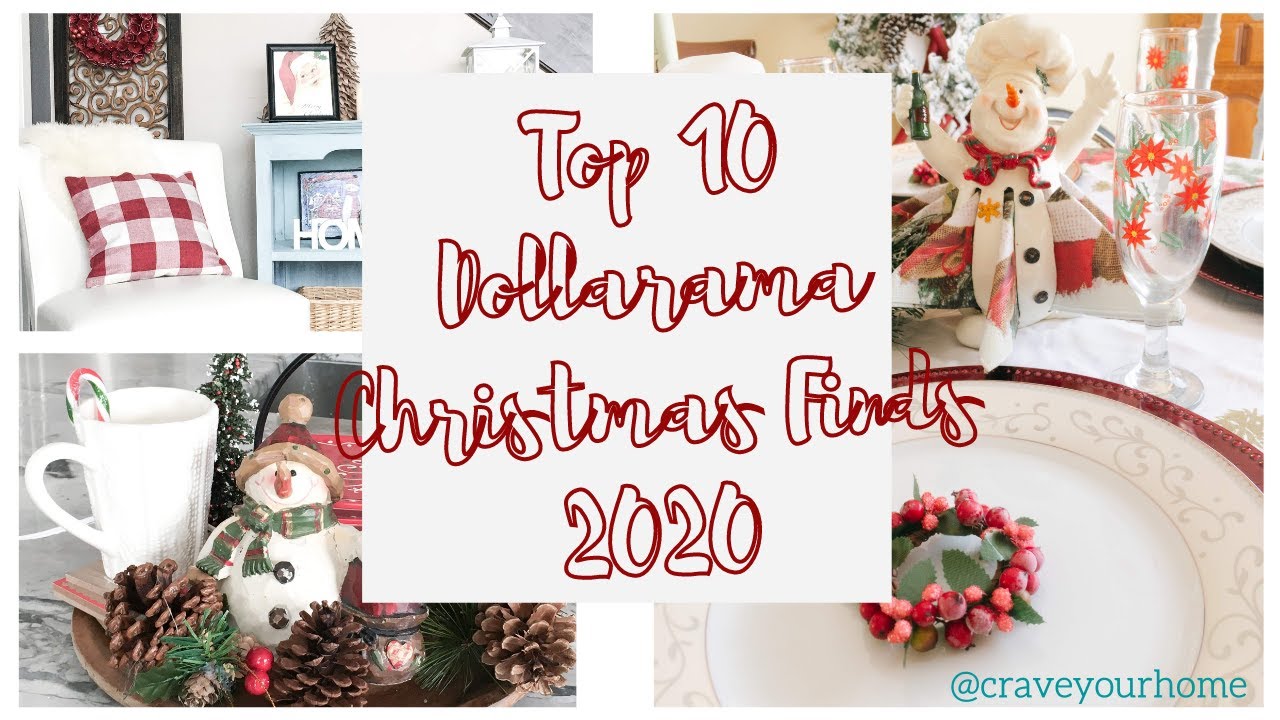 Top 10 Dollarama Christmas Finds 2020 YouTube