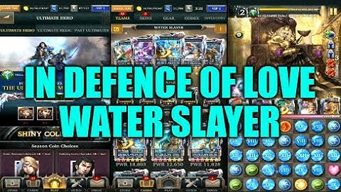Legendary Game Of Heroes: In Defence Of Love Event Gameplay/Team Testing (Water Slayer)