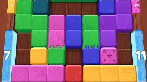 Wood Away Block Jam Level 205 Game Walkthrough Solution