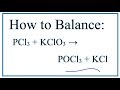 Balancing Chemical Equations
