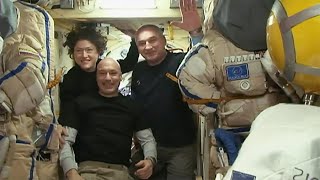 Expedition 61 Crew Says Farewell