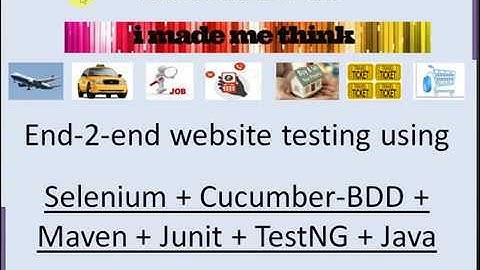End 2 end website testing using Selenium, Cucumber and Java   Overview  part 5